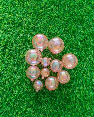 Crystal Faux Balls- Pink