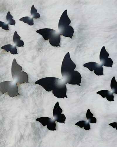 Butterfly Toppers Pastel Shade Black
