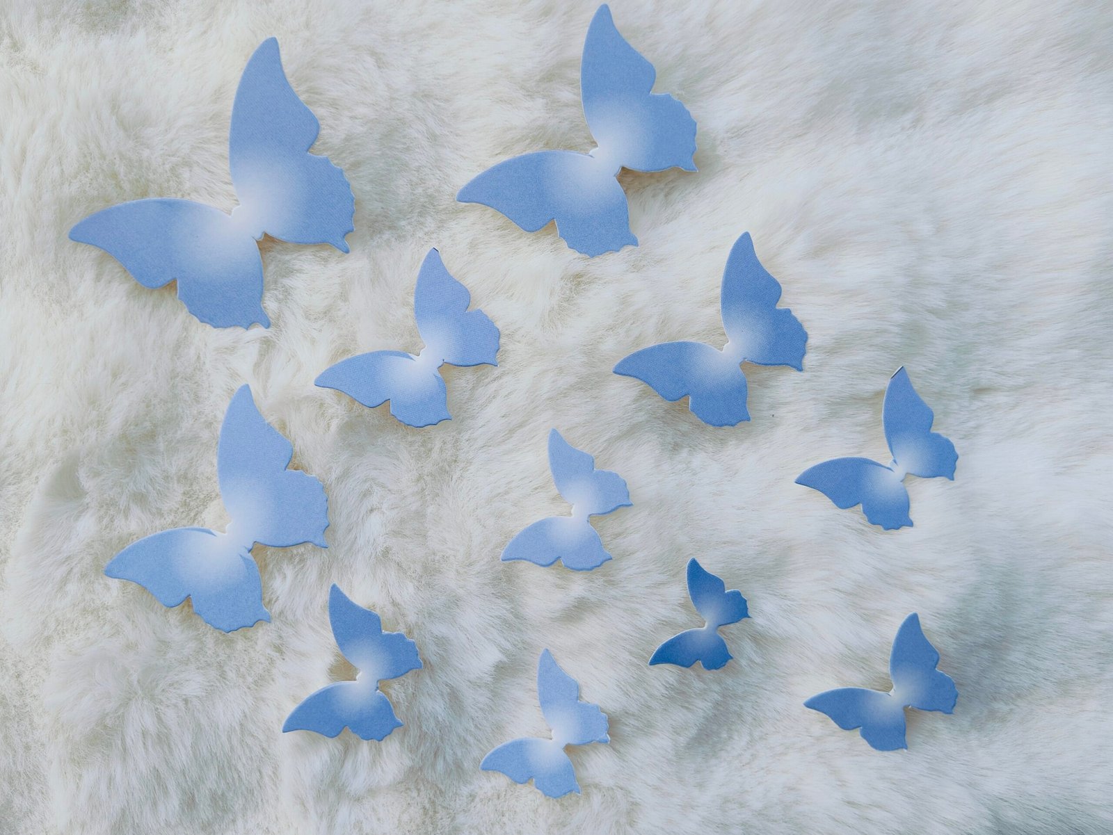Butterfly Toppers Pastel Shade Sky Blue