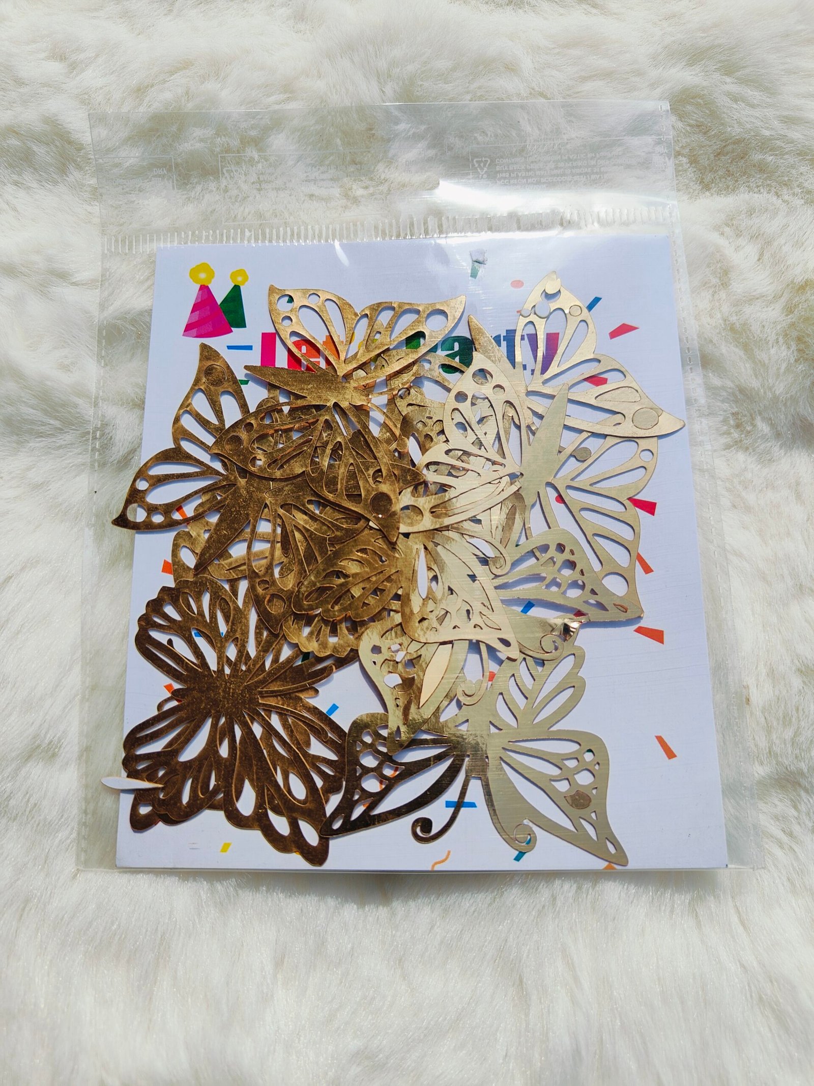 Metallic Butterfly-Gold