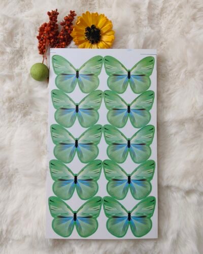 Paper Butterfly  Green