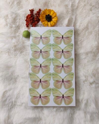 Paper Butterfly light Green