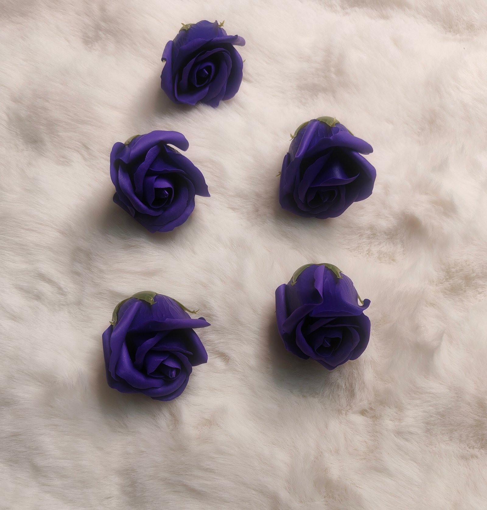Scented Flowers purple pack of 5