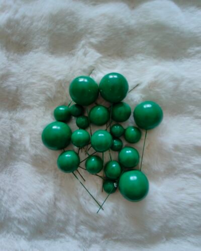 Faux Balls glossy-Dark Green