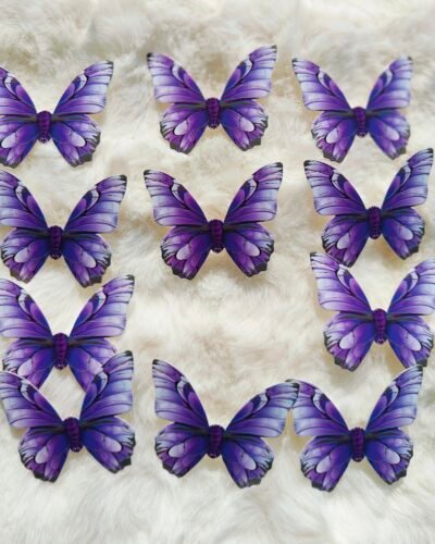 Butterfly Toppers purple colour