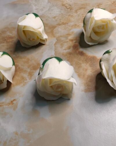 Scented Flowers Ivory Pack of 5