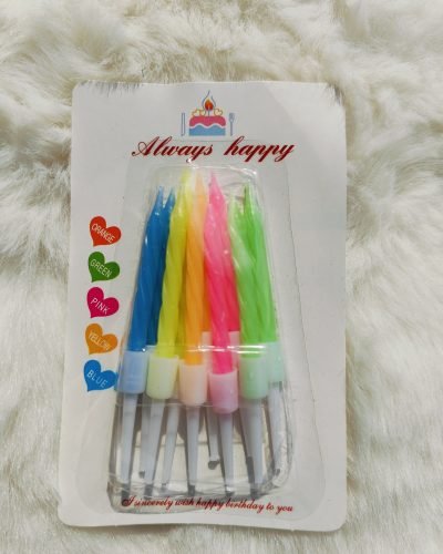 Mini candles (multicolors)