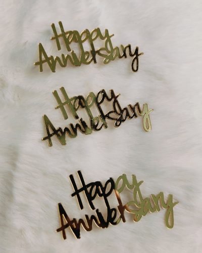 Happy Anniversary cut out (pack of 6)