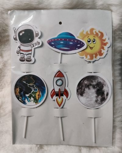 Space Theme cake Topper