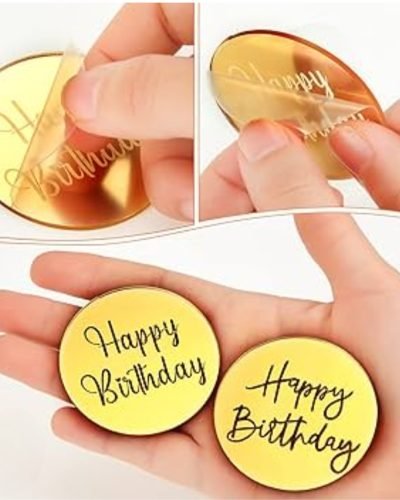 Happy Birthday Coin Topper (pack of 12)