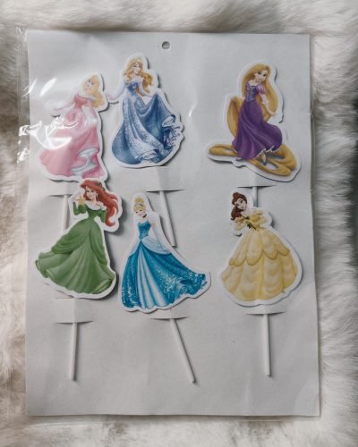 Princess theme cake topper