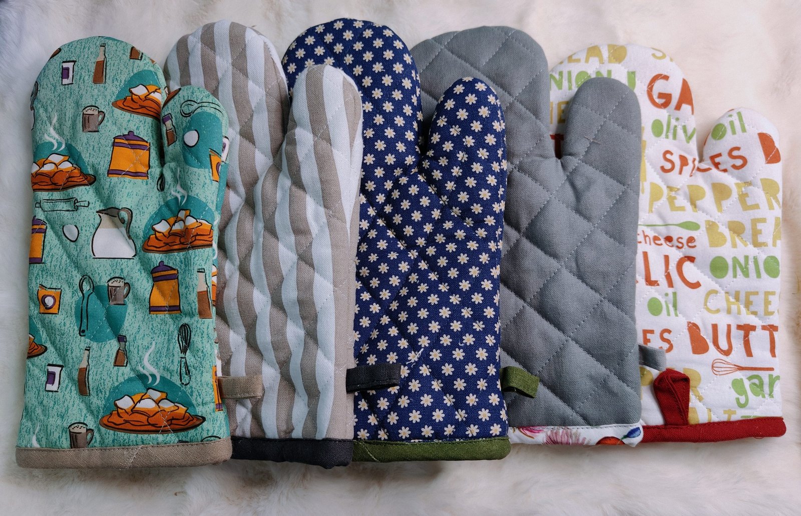 cotton oven Gloves (2pc) - Image 2