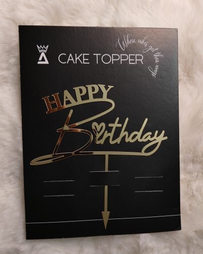 Happy Birthday Topper