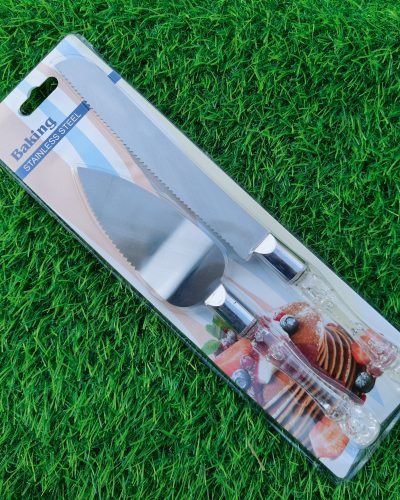 Cake knife & server set