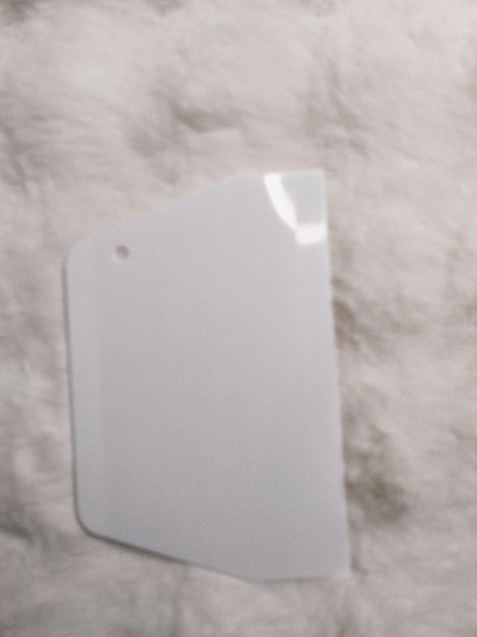 plastic white scraper