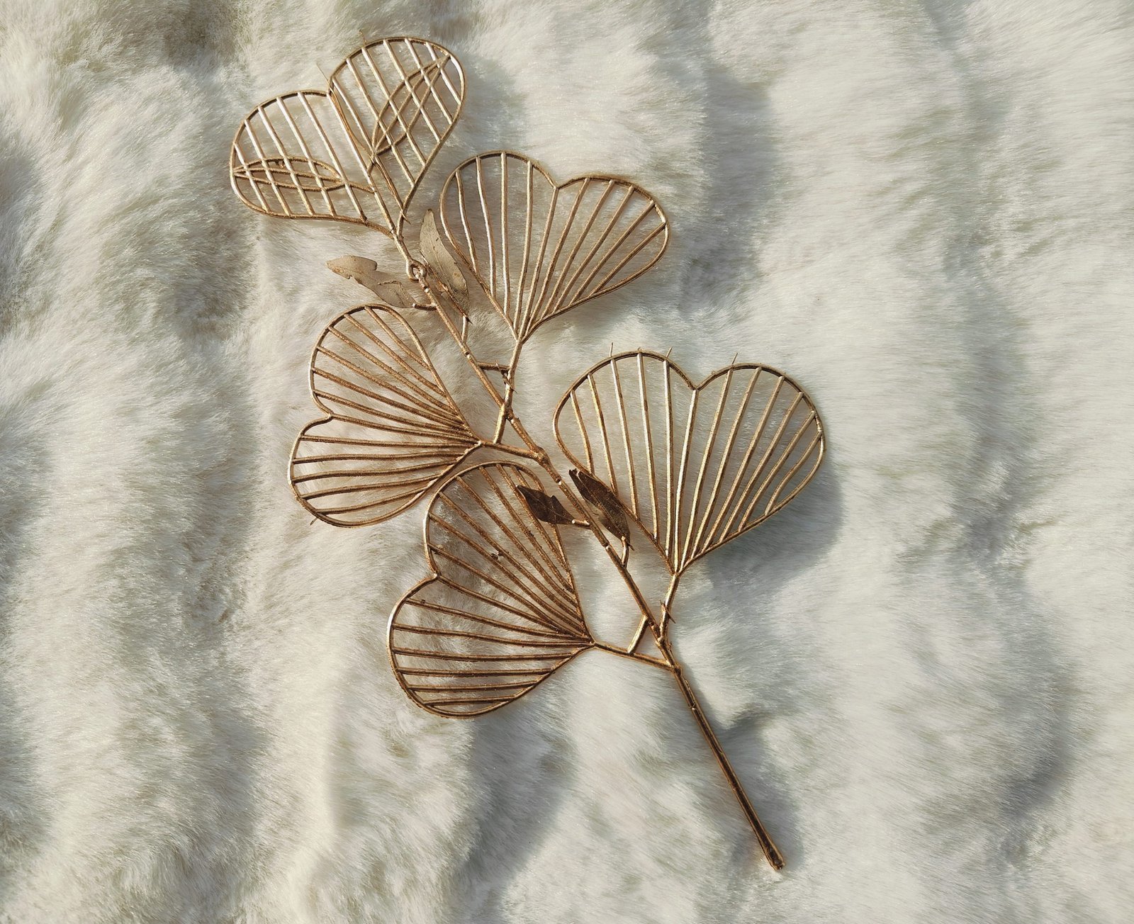 Acrylic Golden Ginkgo leaf type 3