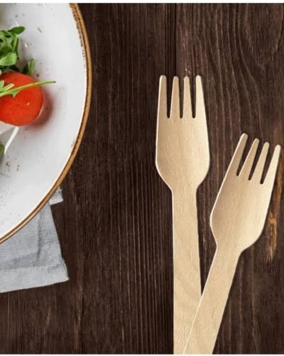 wooden fork set