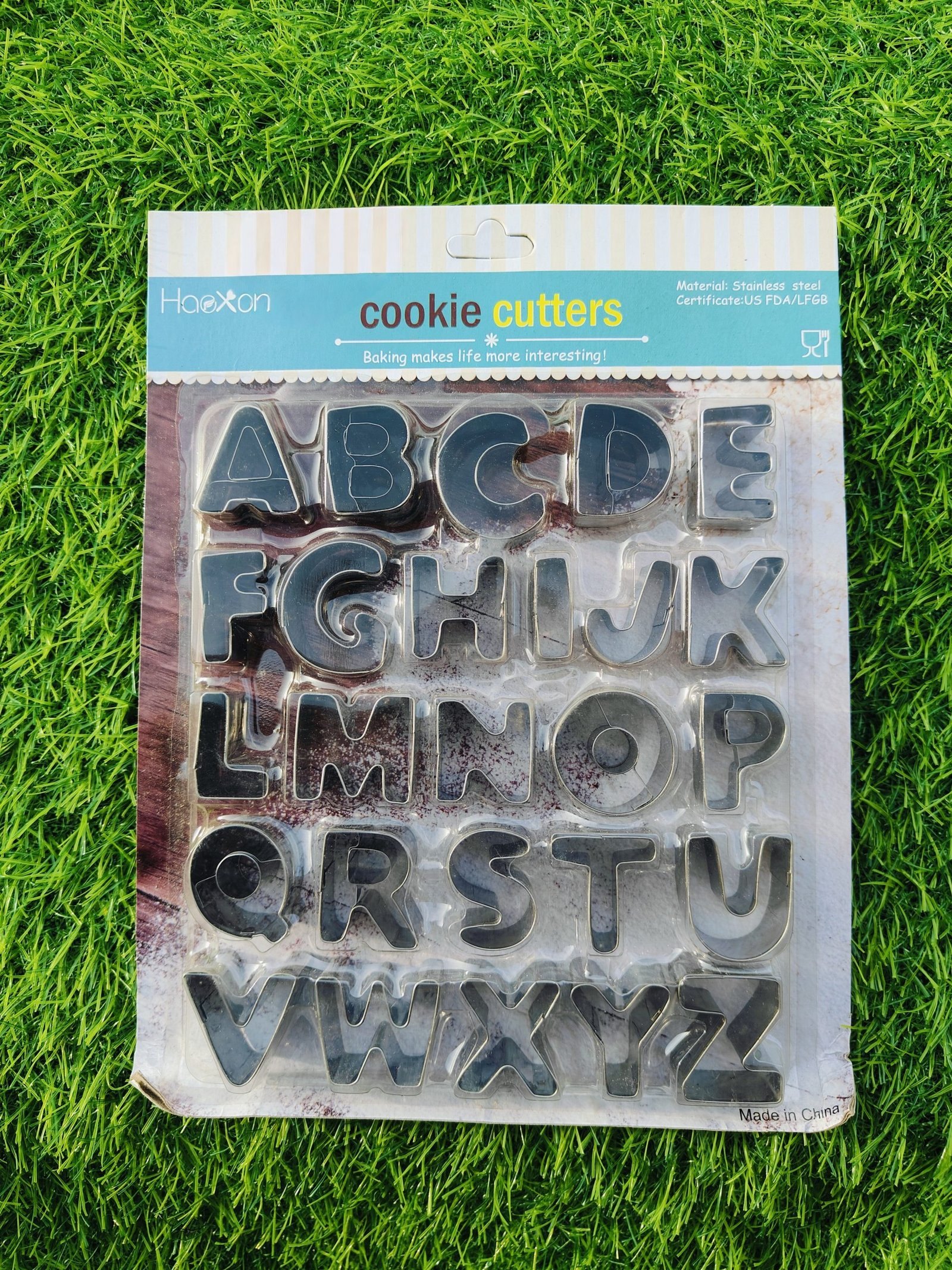 cookie cutters (Alphabet)