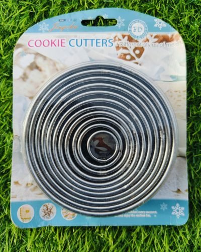 Round cookie cutter 12 pcs set