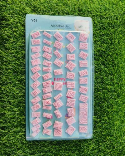 64 In 1 Alphabet Fondant cutter