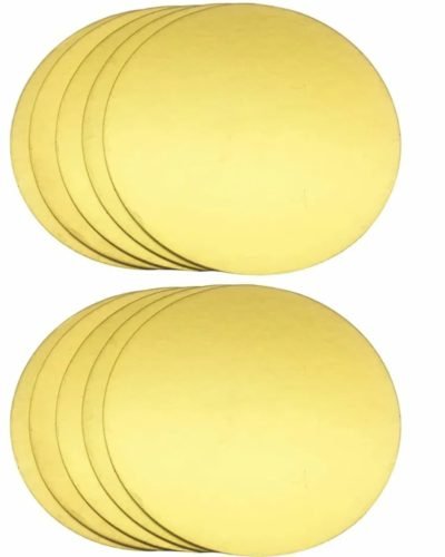 Cake Base Gold Round -10 Inch (1 1/2 kg)
