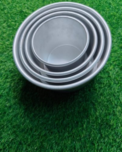 Heighted Aluminium Round Cake Tin -4 Inch Height