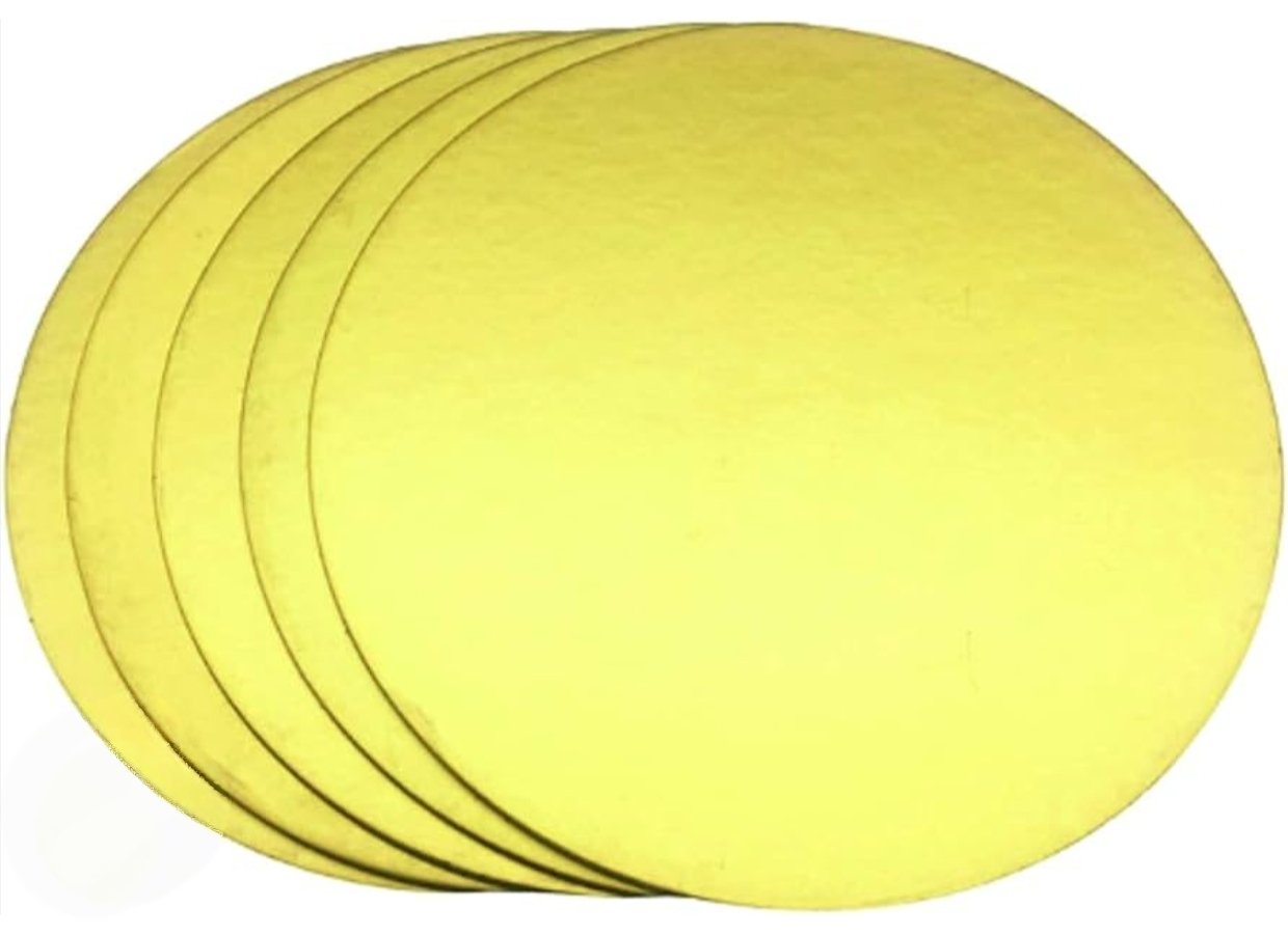 Cake Base Gold Round -12 Inch (2 kg)