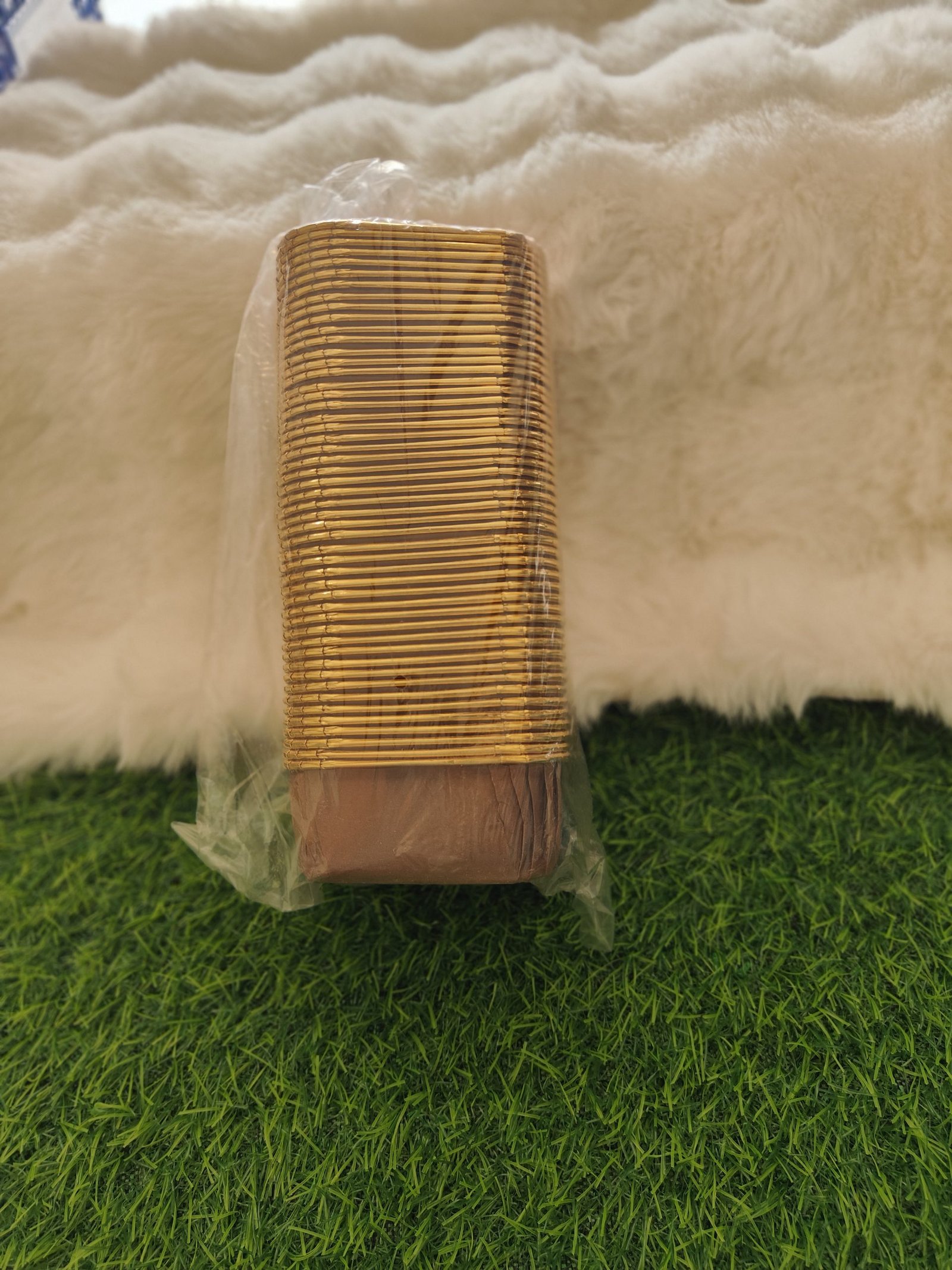 Square Metallic Foil liners (50 pcs) - Image 2