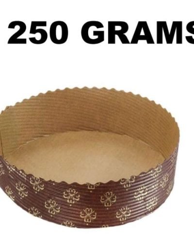 Bake and serve plum cake mould round 250g (pack of 10)