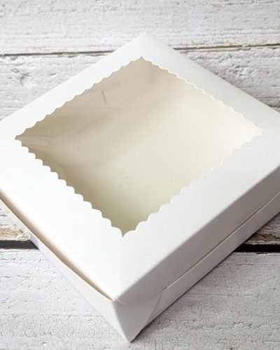 4 Pc Brownie Box (white) 1 piece